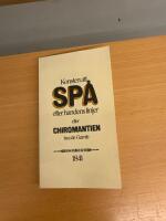 Konsten att sp&aring; efter handens linjer eller Chiromantien hos de gamle &Ouml;fwersatt  fr&aring;n ett gammalt manuskript af &aring;r 1553