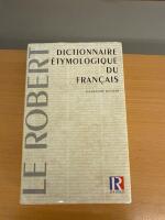 Dictionnaire &eacute;tymologique du fran&ccedil;ais