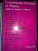 Fundamental formulas of physics Volume two