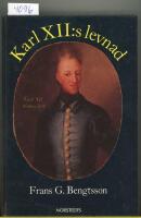 Karl XIIs levnad