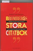 Brombergs stora citatbok