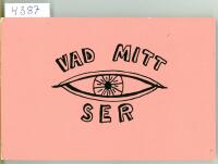 Richard Johansson - Vad mitt &ouml;ga ser