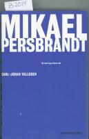 Mikael Persbrandt : s&aring; som jag minns det