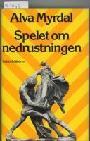 Spelet om nedrustningen