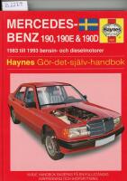 Mercedes-benz 190, 190e & 190d (83 - 93)
