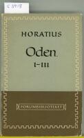 Oden. I-III.