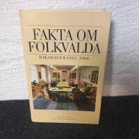 Fakta om folkvalda : riksdagen 1985-1988