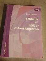 Statistik f&ouml;r h&auml;lsovetenskaperna