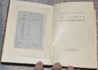 De f&ouml;rsta teaterminnena