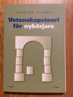 Vetenskapsteori f&ouml;r nyb&ouml;rjare