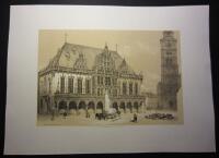 Hotel de Ville de Br&eacute;me [published for "Pittoresk Resetour fr&aring;n Stockholm till Neapel"]