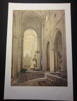 Domkyrkans stora skepp - Upsala / Grande Nef de la Cath&eacute;drale Upsal.