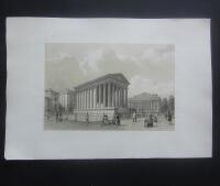 Maison Carr&eacute;e &agrave; Nimes [published for "Pittoresk Resetour fr&aring;n Stockholm till Neapel"]