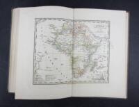 Schul-Atlas &uuml;ber alle theile der erde nach dem neuesten zustande und &uuml;ber das weltgeb&auml;ude. Nach Stielers Hand-Atlas verkleinert. Acht und dreissigste verbessererte und vermehrte auflage