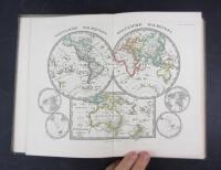 Schul-Atlas &uuml;ber alle theile der erde nach dem neuesten zustande und &uuml;ber das weltgeb&auml;ude. Nach Stielers Hand-Atlas verkleinert. Acht und dreissigste verbessererte und vermehrte auflage