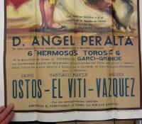 Bull Fighting Poster, Plaza de Toros Monumental de Barcelona, 1963