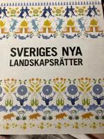 Sveriges nya landskapsr&auml;tter