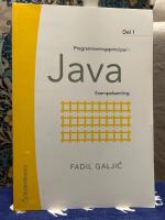 Programmeringsprinciper i Java : exempelsamling. D. 1
