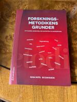 Forskningsmetodikens grunder : Att planera, genomf&ouml;ra och rapportera en unders&ouml;kning