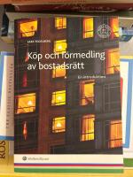 K&ouml;p och f&ouml;rmedling av bostadsr&auml;tt : En introduktion