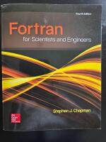 FORTRAN for Scientists and Engineers