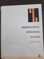 Mathematical Statistics and Data Analysis