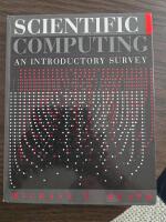 Scientific computing : an introductory survey