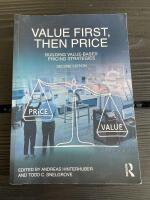 Value first, then price