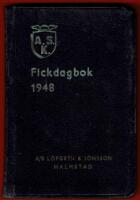 FICKDAGBOK 1948 - AB L&Ouml;FGREN & J&Ouml;NSSON - HALMSTAD