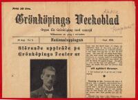 GR&Ouml;NK&Ouml;PINGS VECKOBLAD 1924 NR 9