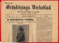 GR&Ouml;NK&Ouml;PINGS VECKOBLAD 1927 NR