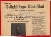 GR&Ouml;NK&Ouml;PINGS VECKOBLAD 1927 NR 8