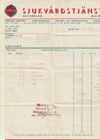 MALM&Ouml; - SJUKV&Aring;RDSTJ&Auml;NST AKTIEBOLAGET - R&Auml;KNING 1944