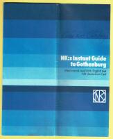 G&Ouml;TEBORG - NK (NORDISKA KOMPANIET) TURISTKARTA 1975