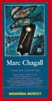 MODERNA MUSEET - MARC CHAGALL - FOLDER 1982