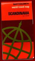 SCANDINAVIA 1972 - BARTHOLOMEW WORLD TRAVEL MAP