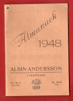 ALBIN ANDERSSON LIDK&Ouml;PING - ALMANACKA 1948
