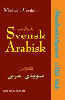 Svensk-arabisk ordbok : studentutg&aring;va