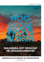 H&ouml;gskoleprovsboken: Maximera ditt resultat p&aring; h&ouml;gskoleprovet
