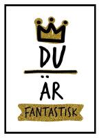 Du &auml;r fantastisk