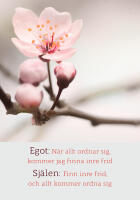 Egot och sj&auml;len (50x70 cm): v&aring;rblomster (st&aring;ende)