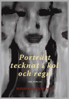 Portr&auml;tt tecknat i kol och regn