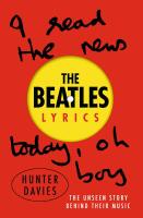 Beatles lyrics - the unseen story behind their music