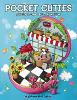 Pocket Cuties : Mysig och gullig Cozy Coloring m&aring;larbok fr&aring;n Coloring Book Cafe