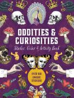 Oddities Curiosities Sticker, Color Activity Book