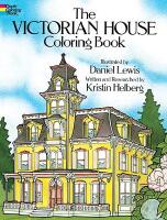 Victorian house colouring book
