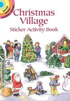 Christmas village sticker activity book