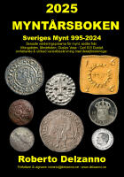 Mynt&aring;rsboken 2025 : v&auml;rderingsbok f&ouml;r Sveriges mynt 995-2024
