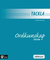 Tackla Ordkunskap Korsord R&ouml;d pist (1-pack)