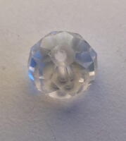 ABC-klubben H&auml;ngen &Aring;k 2, Diamanter, 30 st : Glasp&auml;rla facetterad 12 x8 mm